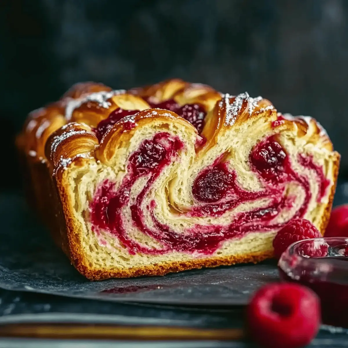 Delicious Raspberry Swirl Brioche Loaf Recipe for Perfect Baking