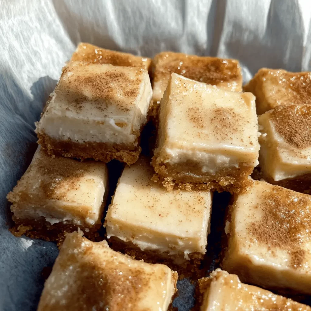 Apple Cinnamon Blondies with Maple Cream Cheese Frosting