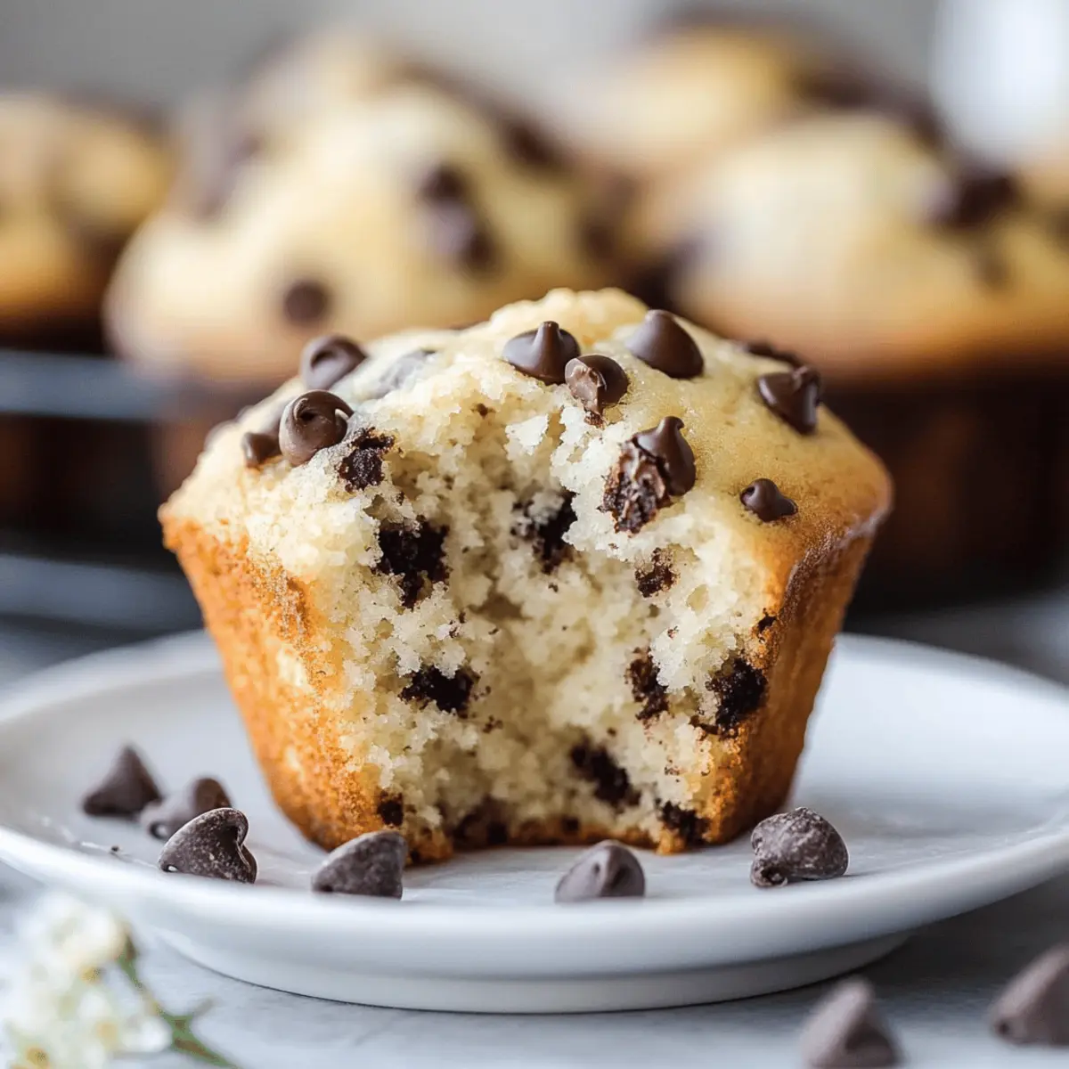 Bakery Style Chocolate Chip Muffins Recipe for Perfect Mornings