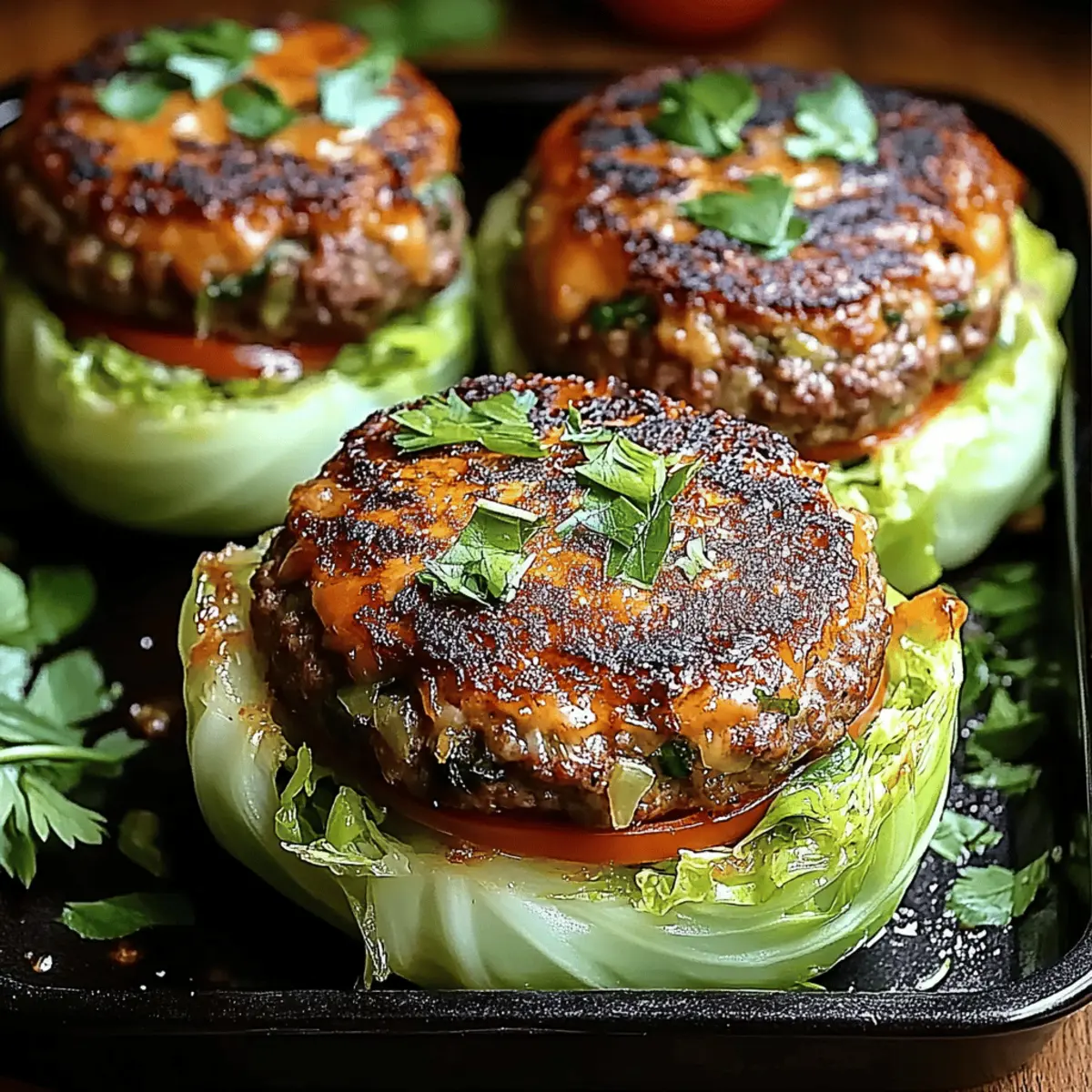 Delicious Oven-Baked Cabbage Burgers Recipe for Easy Weeknight Meals