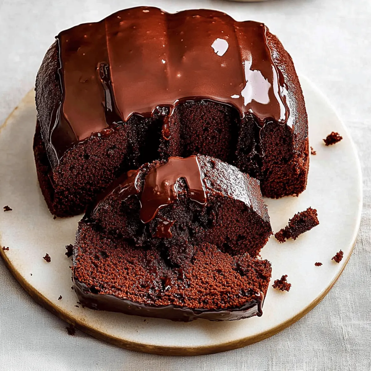 Chocolate Sour Cream Pound Cake