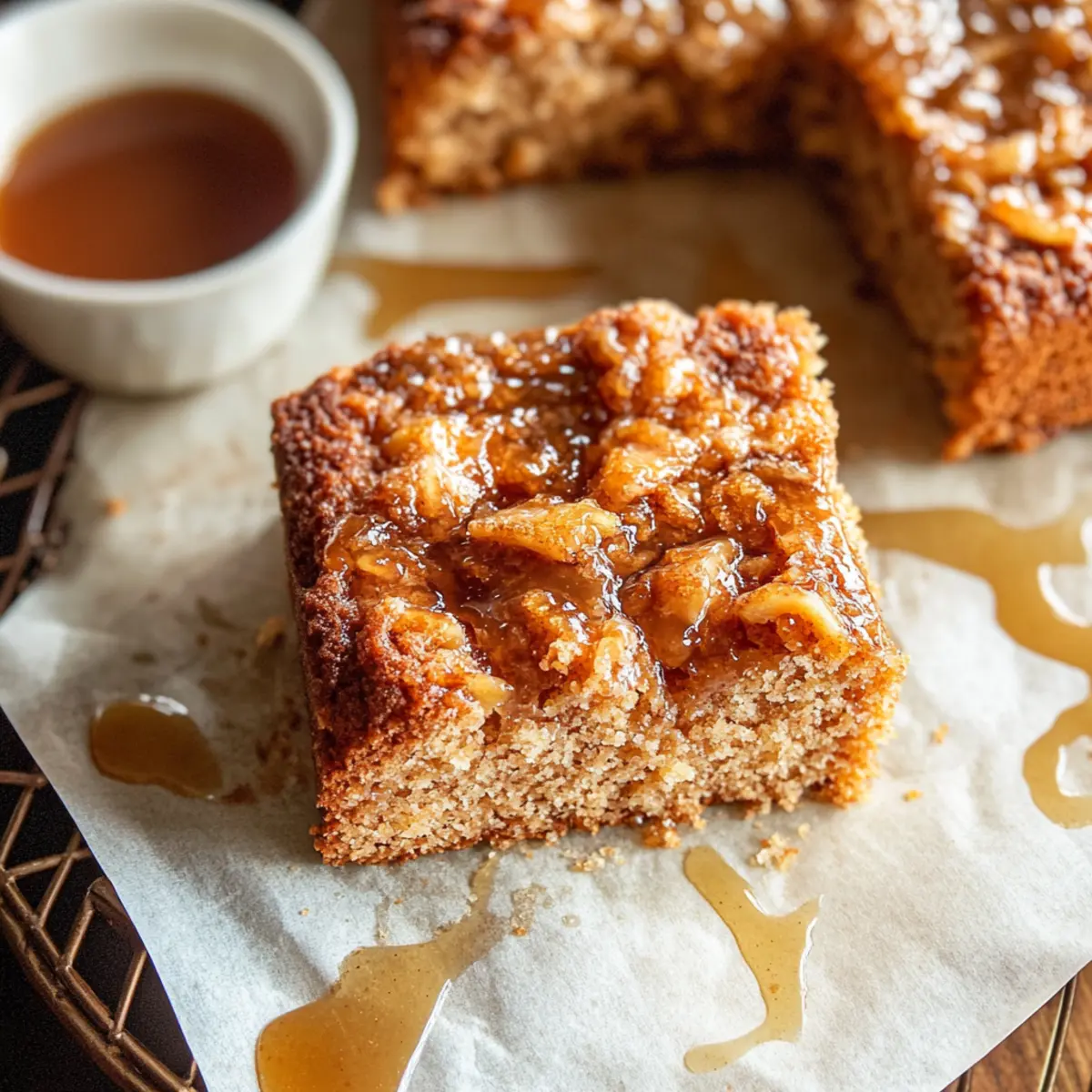 Cozy Apple Coffee Cake With an Apple Cider Glaze Recipe