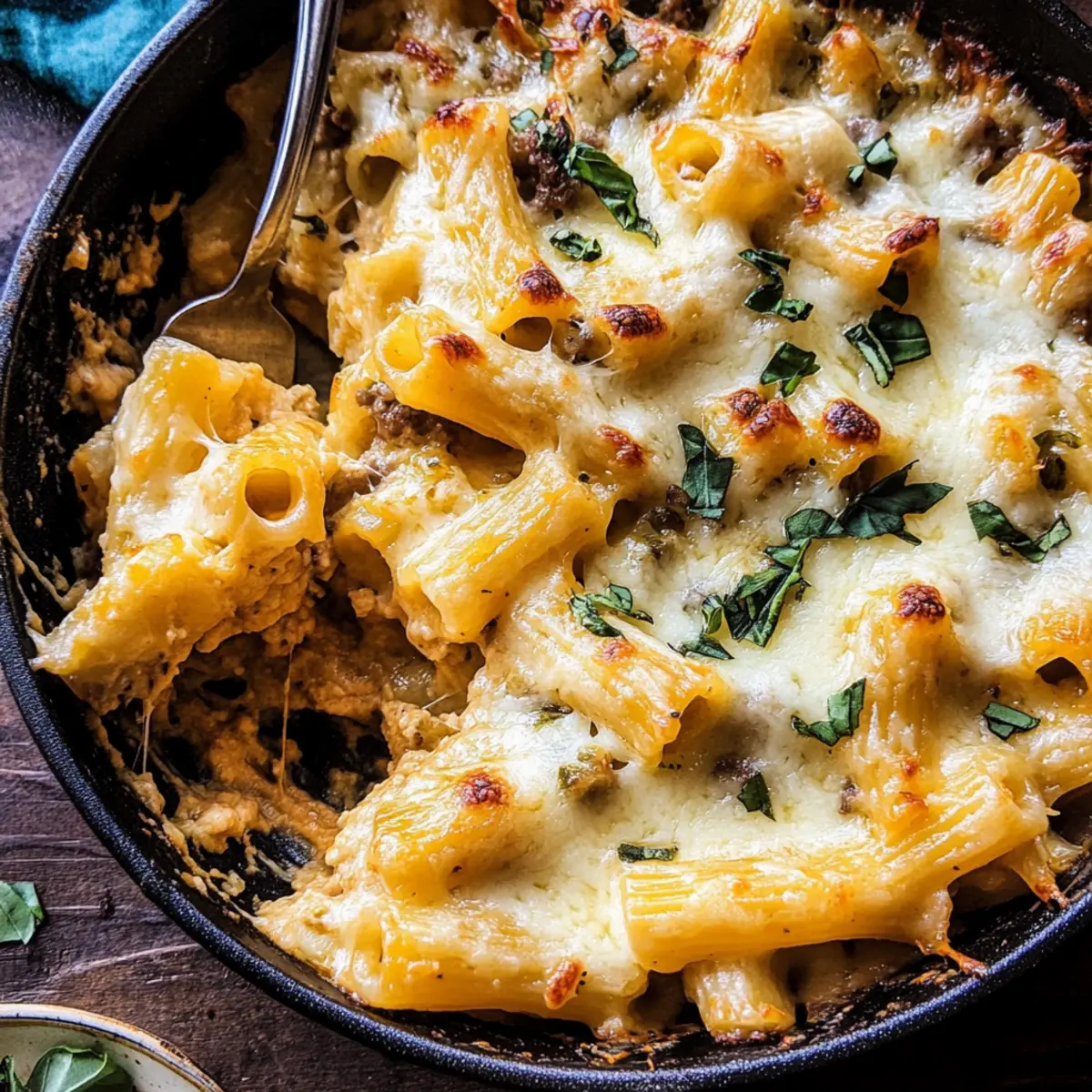 Baked 4 Cheese Butternut Squash Rigatoni