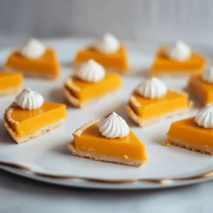 Cheese and Cracker Pumpkin Pie Appetizers