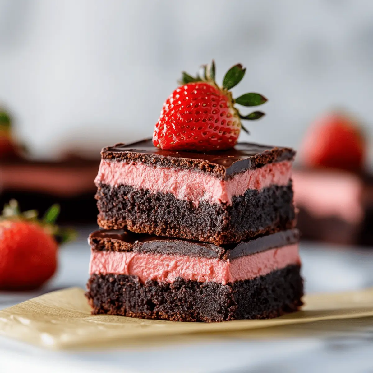 Irresistible Chocolate Strawberry Brownies Recipe You Must Try