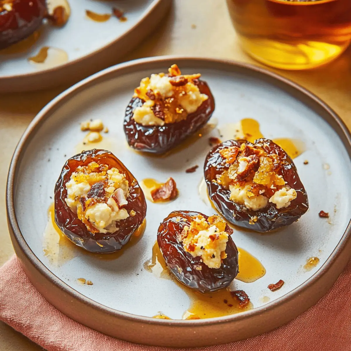 Stuffed Dates with Goat Cheese