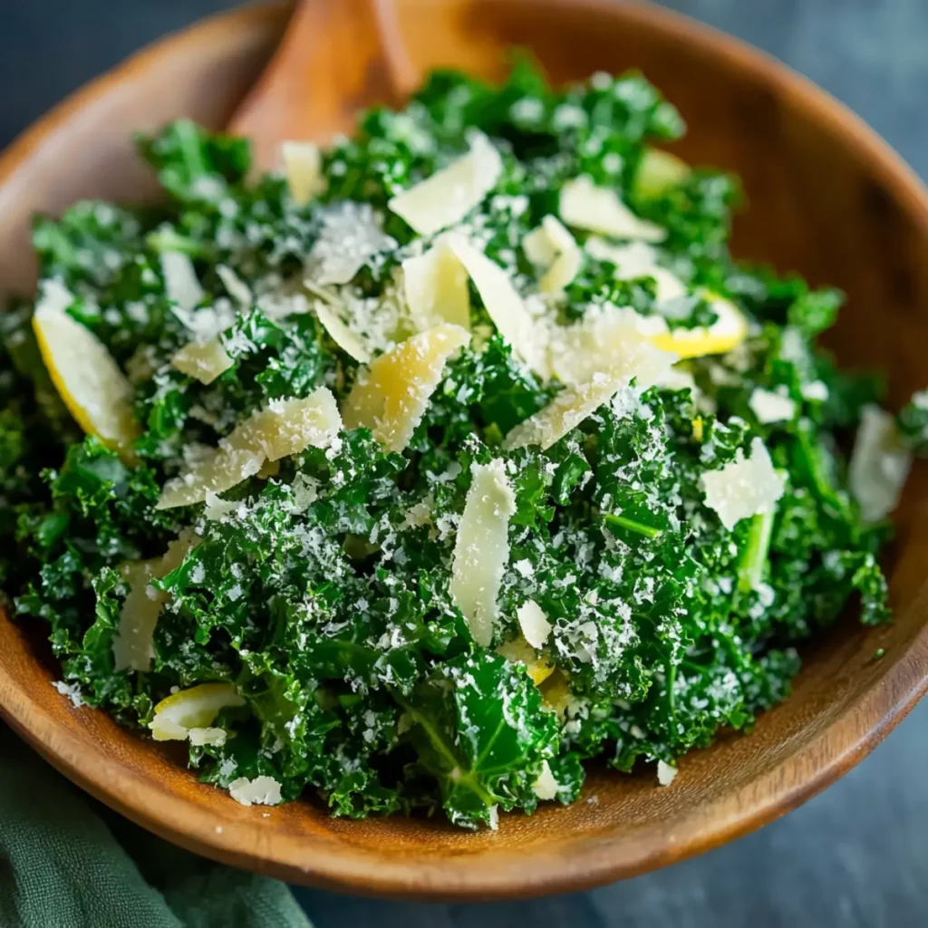 Lemon Parm Kale Salad