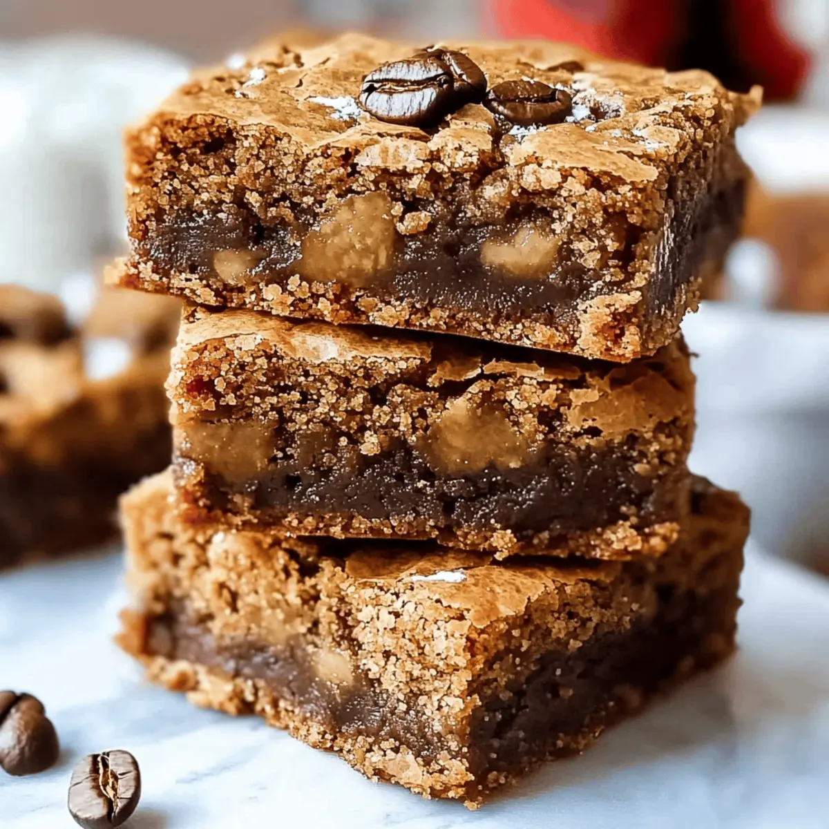 Irresistible Salted Toffee Espresso Blondies Recipe to Savor