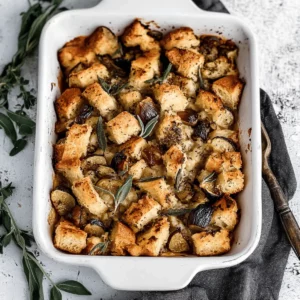 Focaccia Fig and Sage Stuffing