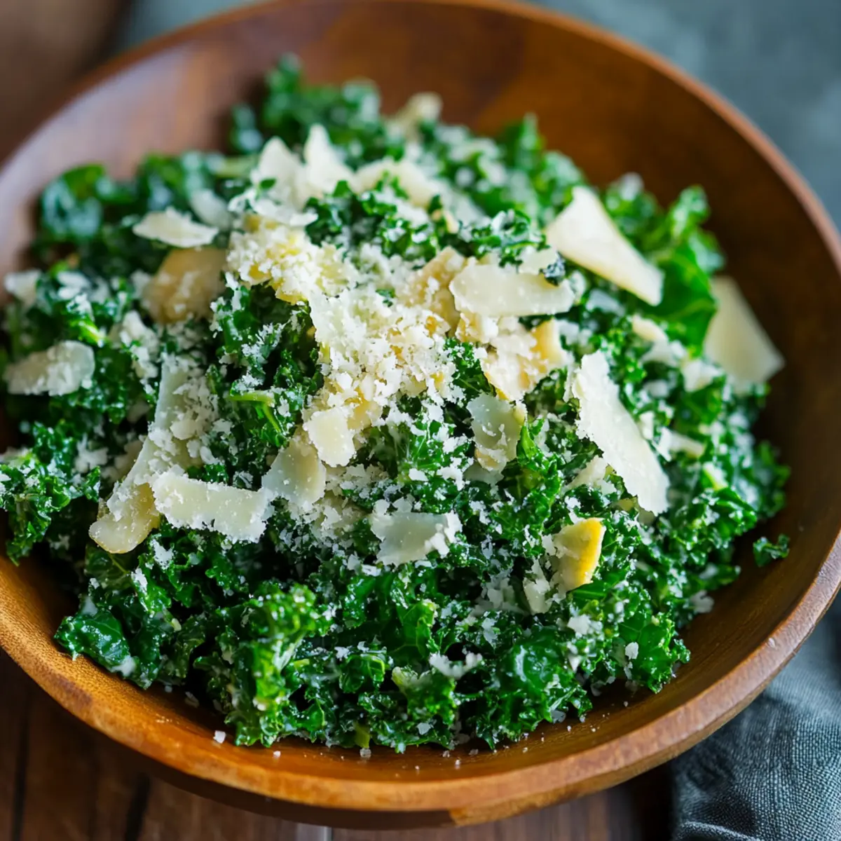 Deliciously Tangy Lemon Parm Kale Salad Recipe in 15 Minutes