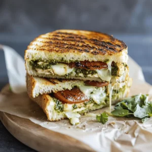 Ultimate Grilled Chicken Pesto Sandwich