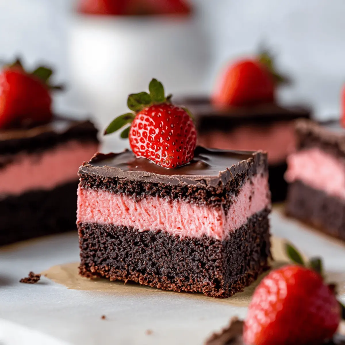 Irresistible Chocolate Strawberry Brownies Recipe You Must Try