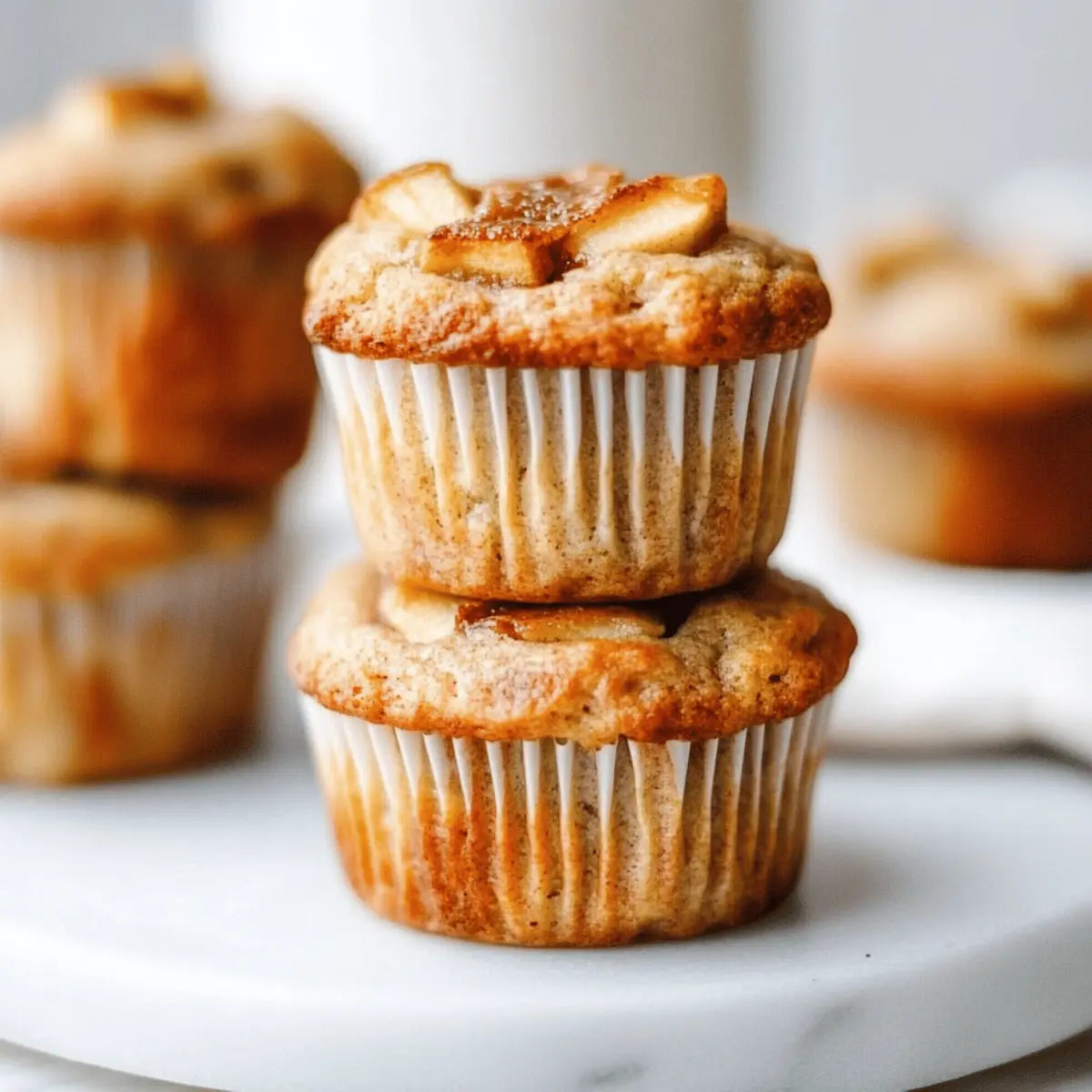 Deliciously Soft Apple Cinnamon Greek Yogurt Muffins Recipe