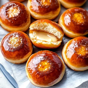 Baked Crème Brûlée Donuts