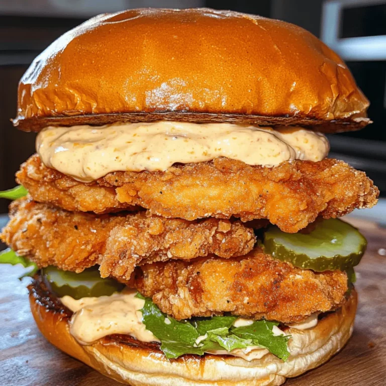 Spicy Chicken Sandwich with Creamy Homemade Sauce