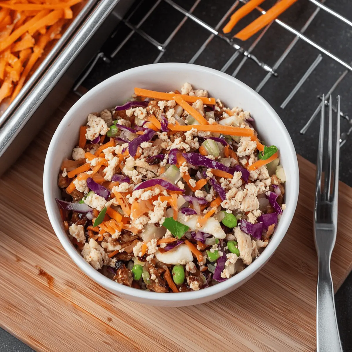 Nutritious Meal Prep Egg Roll Bowl