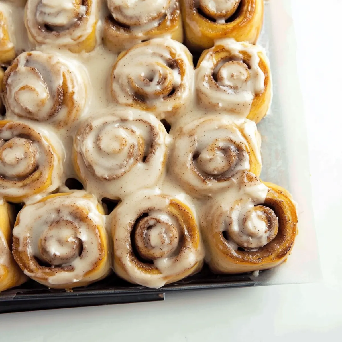 Banana Bread Cinnamon Rolls with Cream Cheese Frosting
