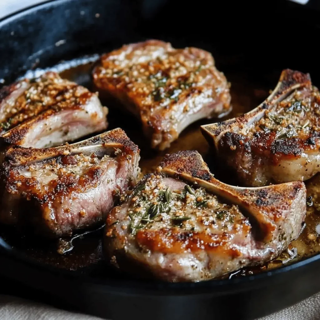 Herb Crusted Lamb Shoulder Chop