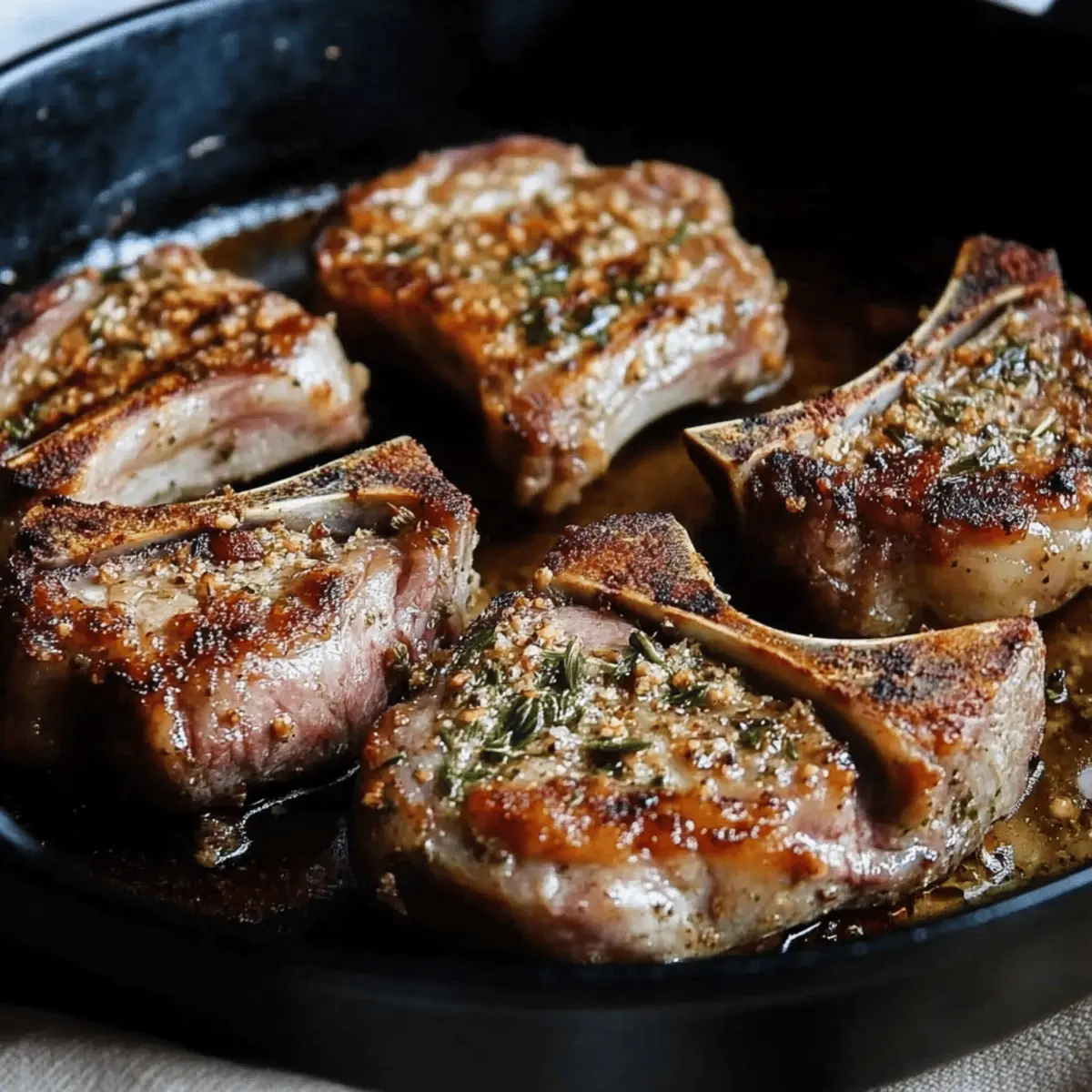 Herb Crusted Lamb Shoulder Chop