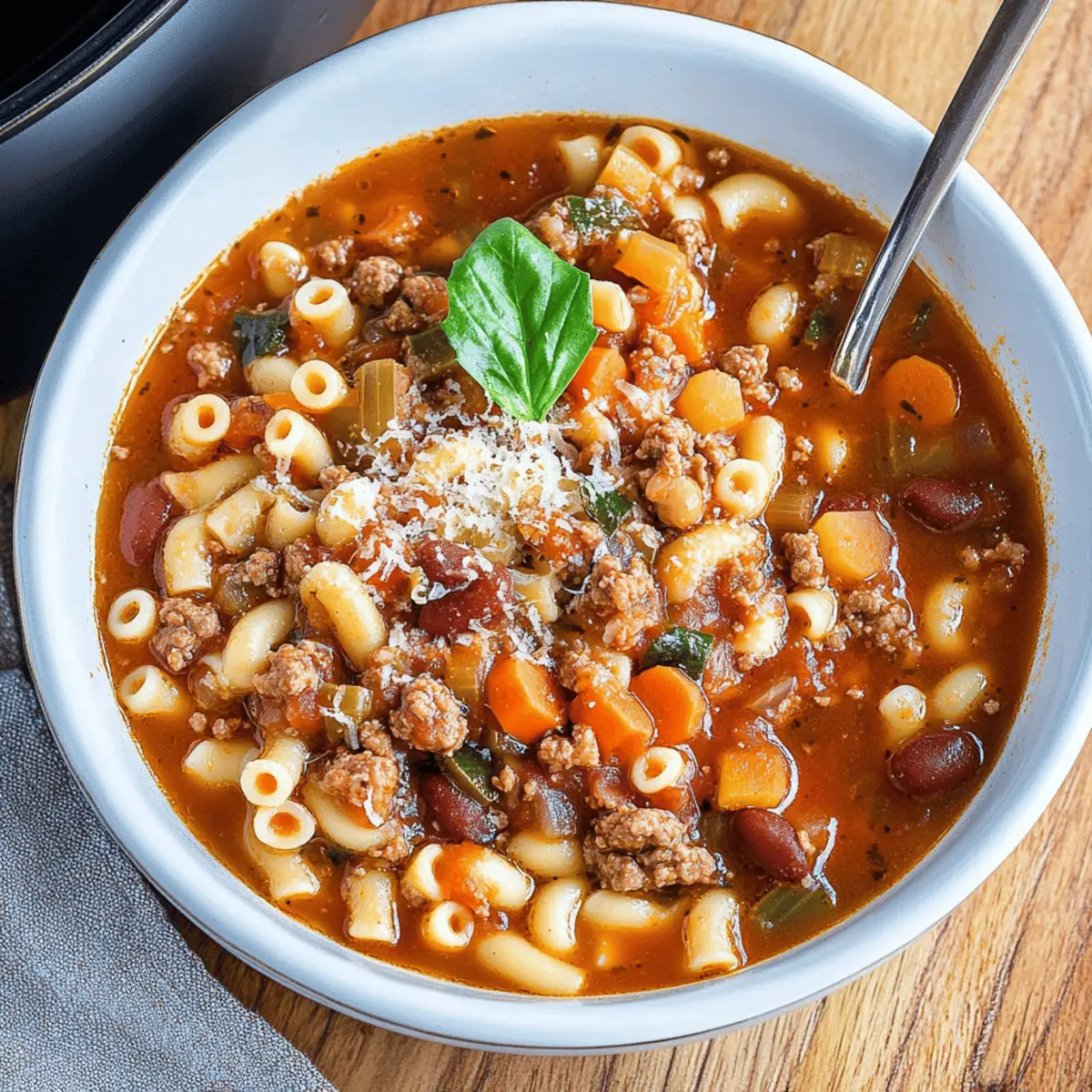 Delicious Instant Pot Pasta Fagioli Soup Ready in 30 Minutes
