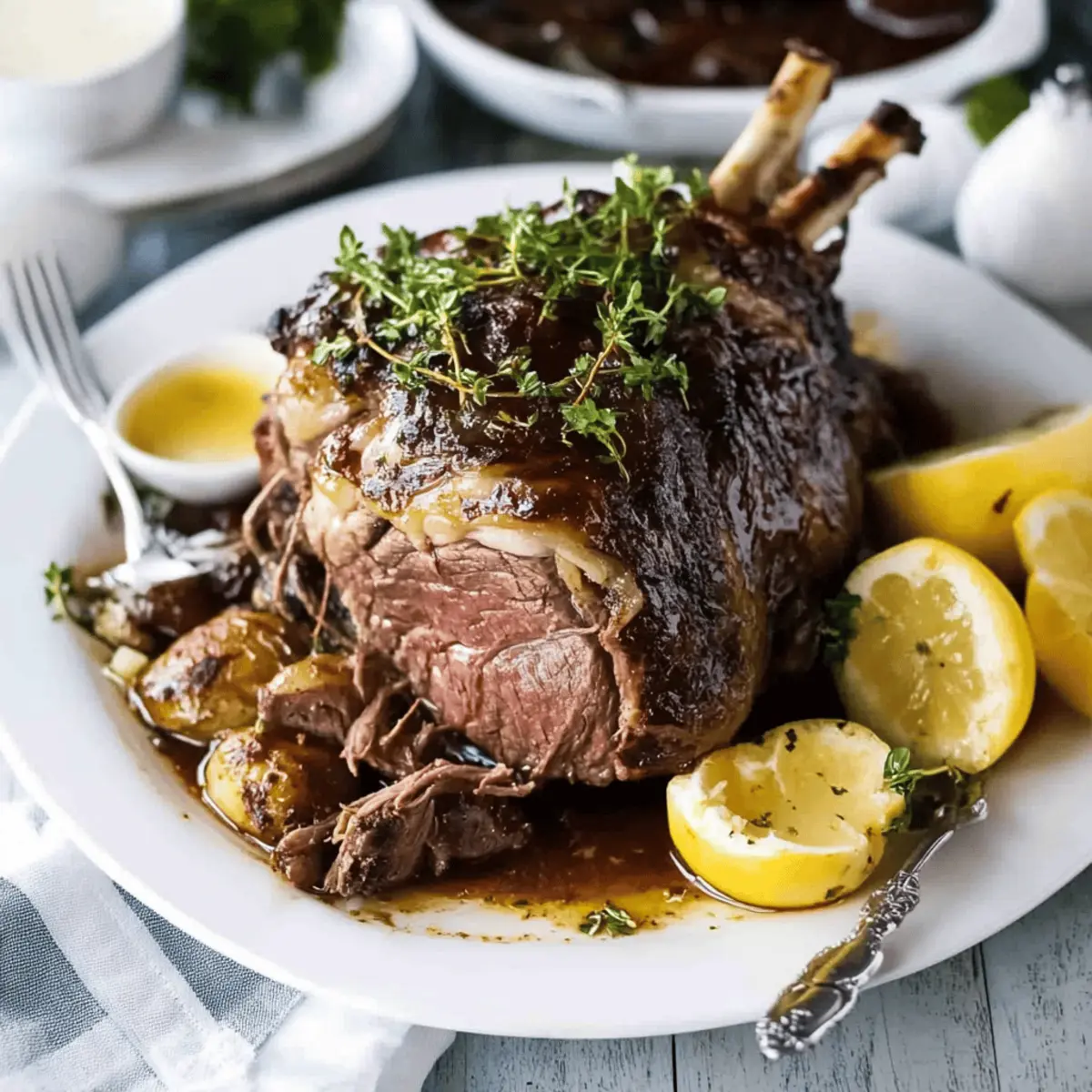 Traditional Greek Leg of Lamb: Perfect Slow Roasted Recipe