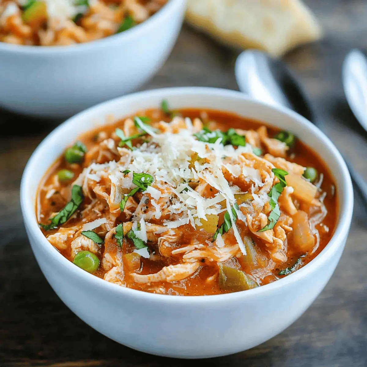 Delicious Crockpot Chicken Parmesan Soup for Comforting Meals