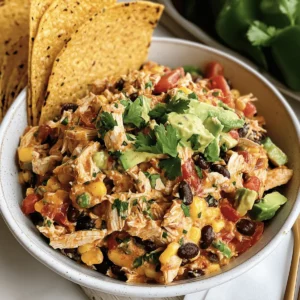 High Protein Southwest Chicken Salad