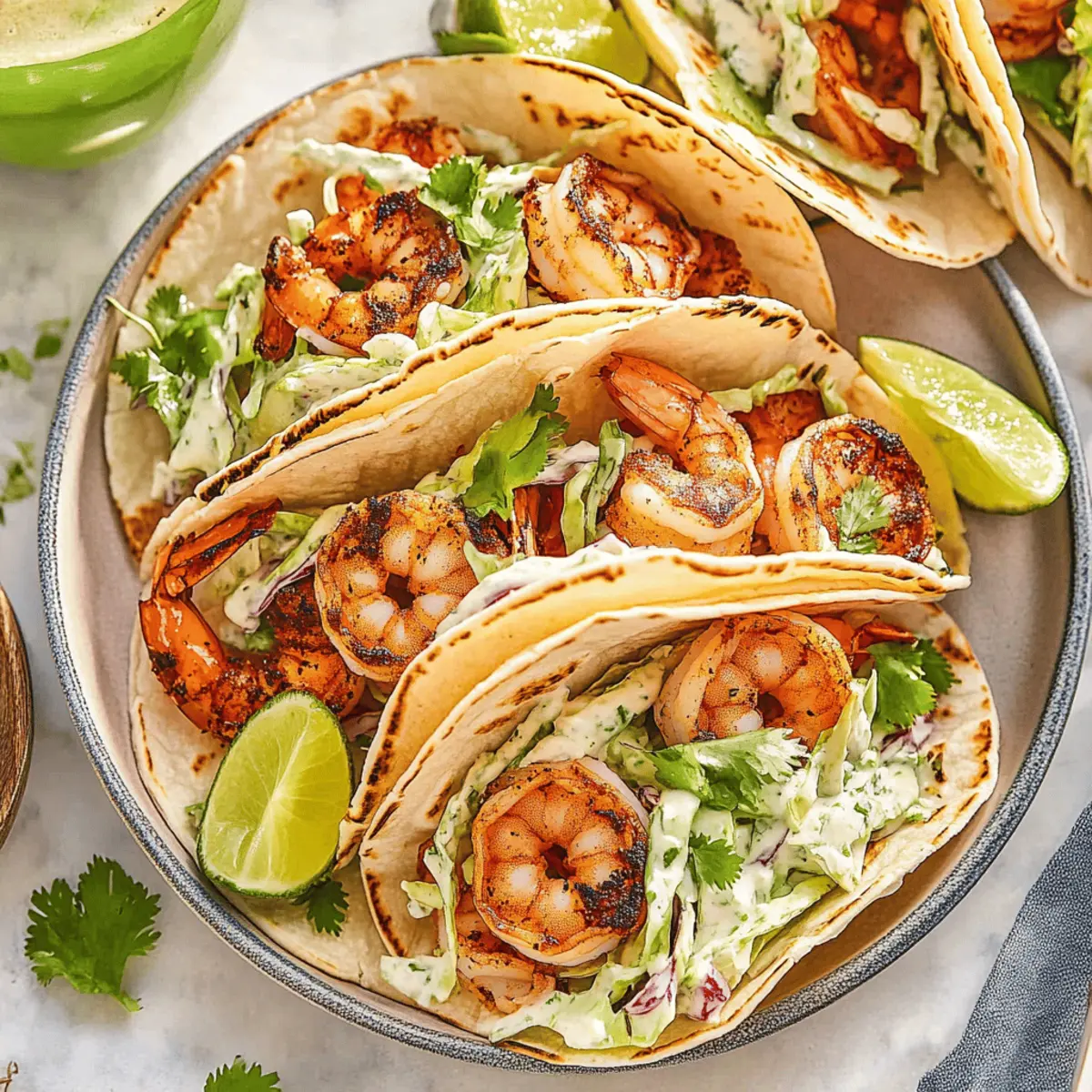 Delicious Shrimp Tacos with Cilantro Lime Slaw Recipe in 30 Minutes