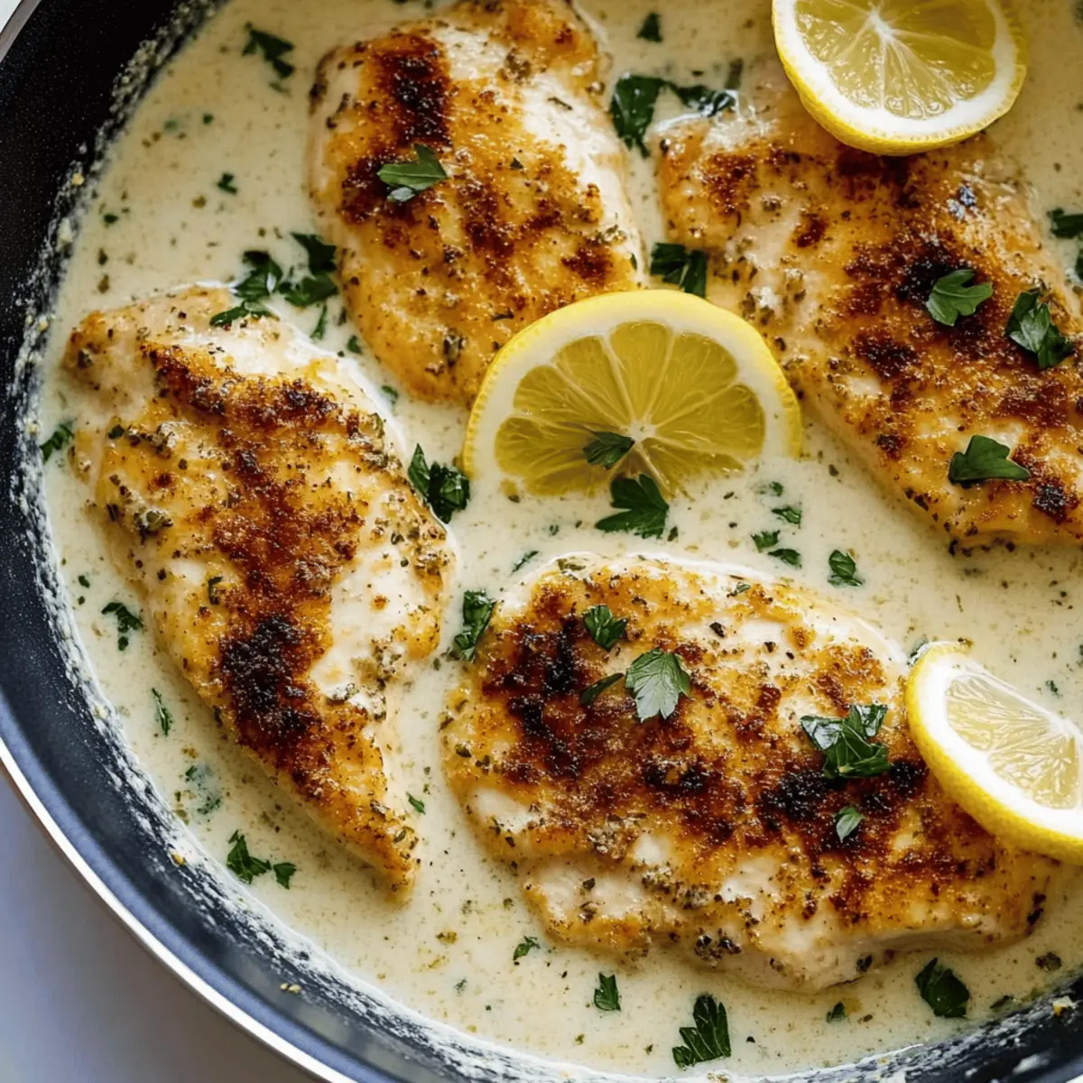 Creamy Parmesan Lemon Chicken