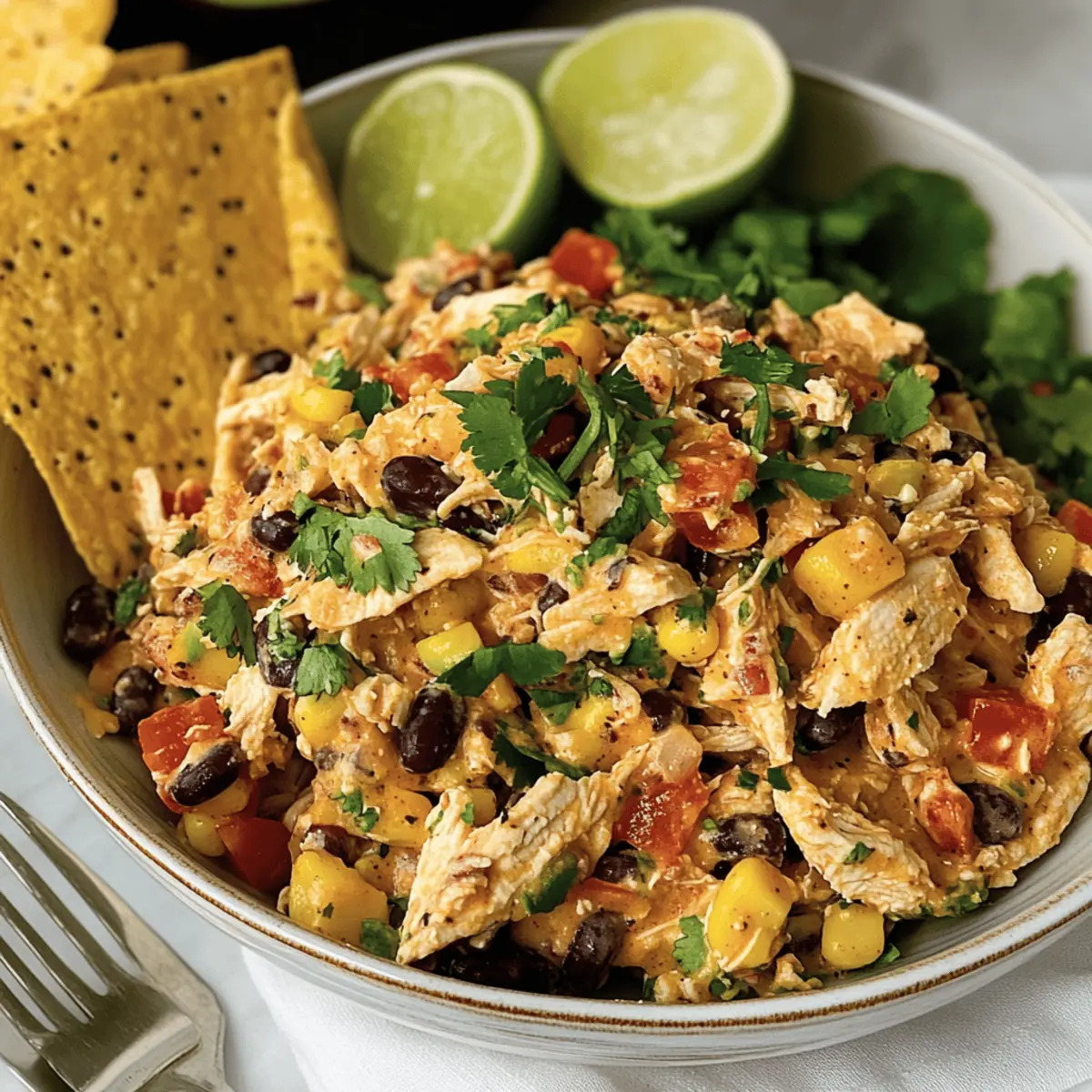 High Protein Southwest Chicken Salad Recipe Under 30 Minutes