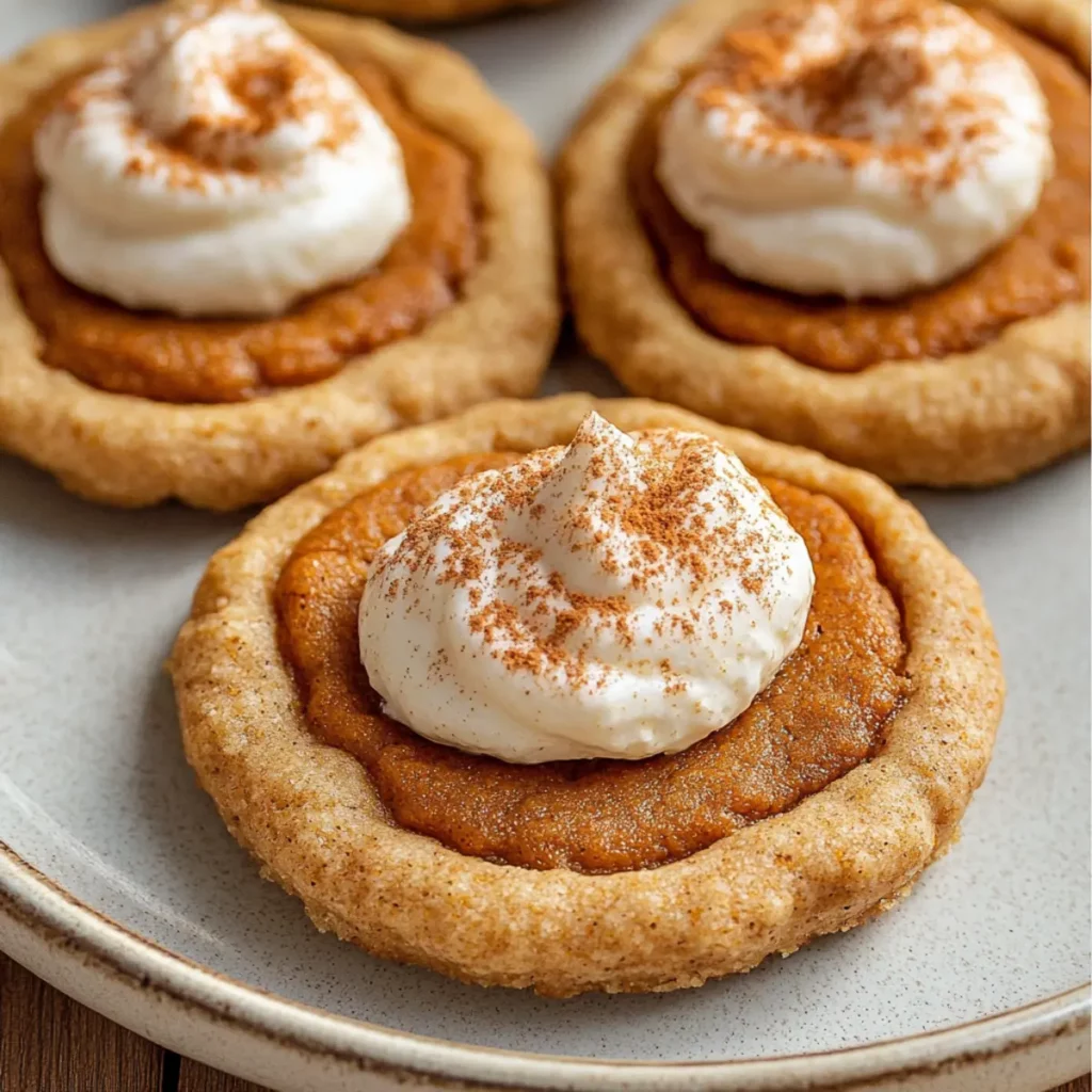 Vegan Pumpkin Pie Cookies