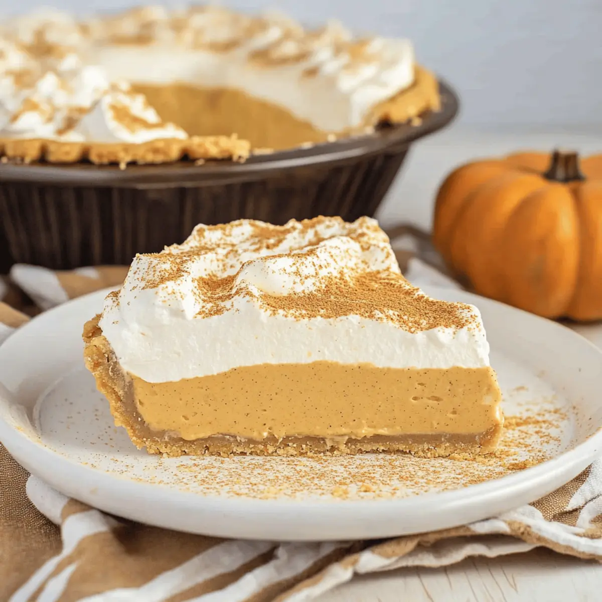 No Bake Pumpkin Cream Pie Recipe Perfect for Fall Desserts