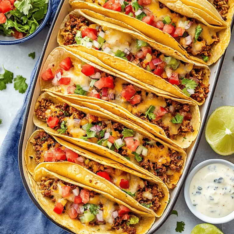 Oven-Baked Cheesy Tacos