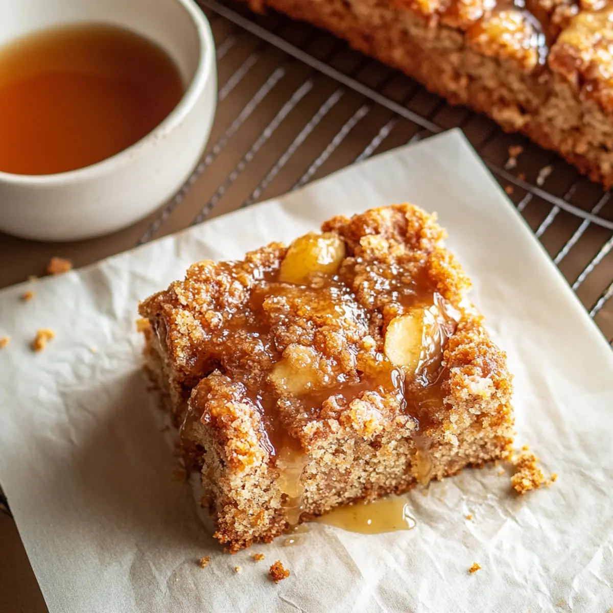 Cozy Apple Coffee Cake With an Apple Cider Glaze Recipe