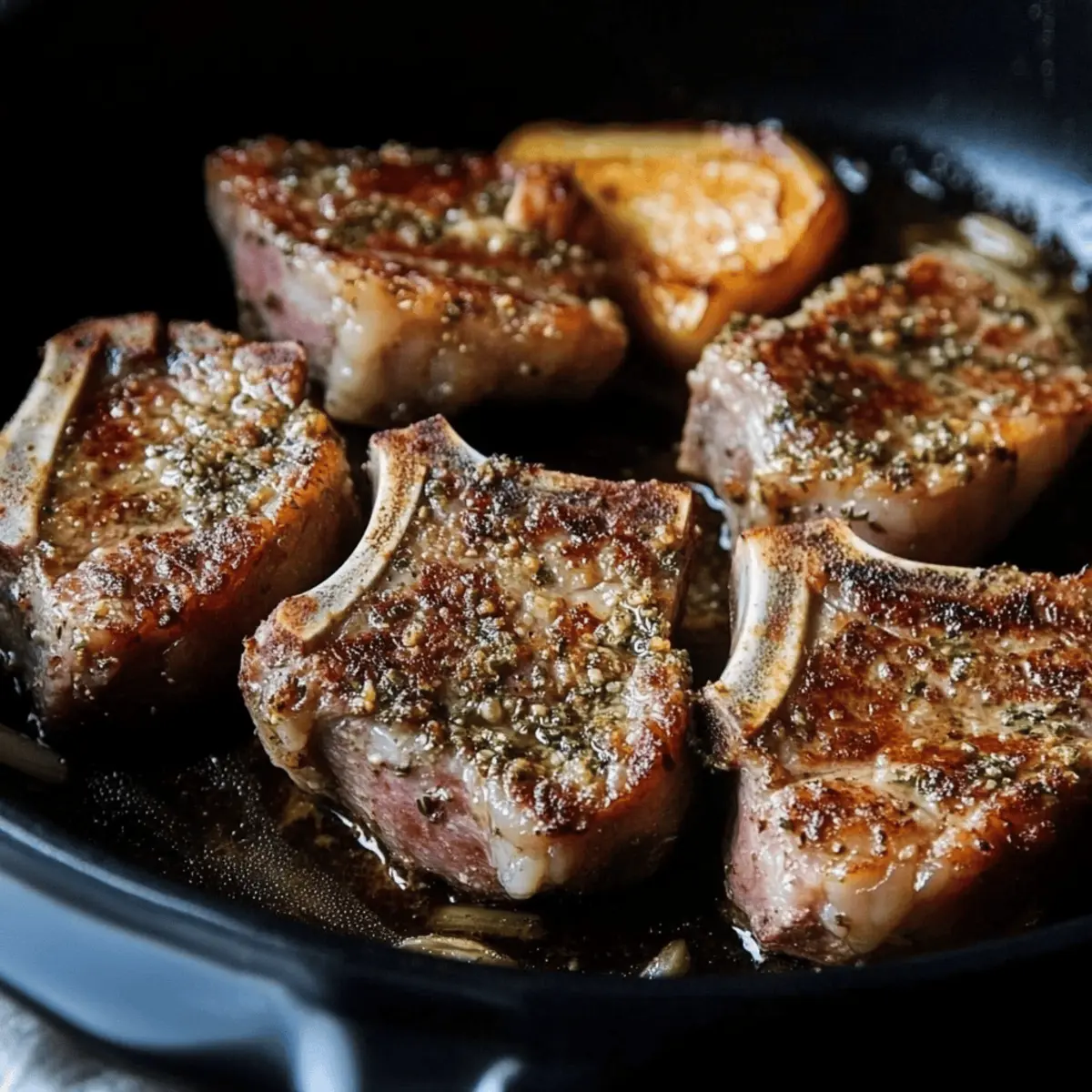 Delicious Herb Crusted Lamb Shoulder Chop Recipe in 20 Minutes