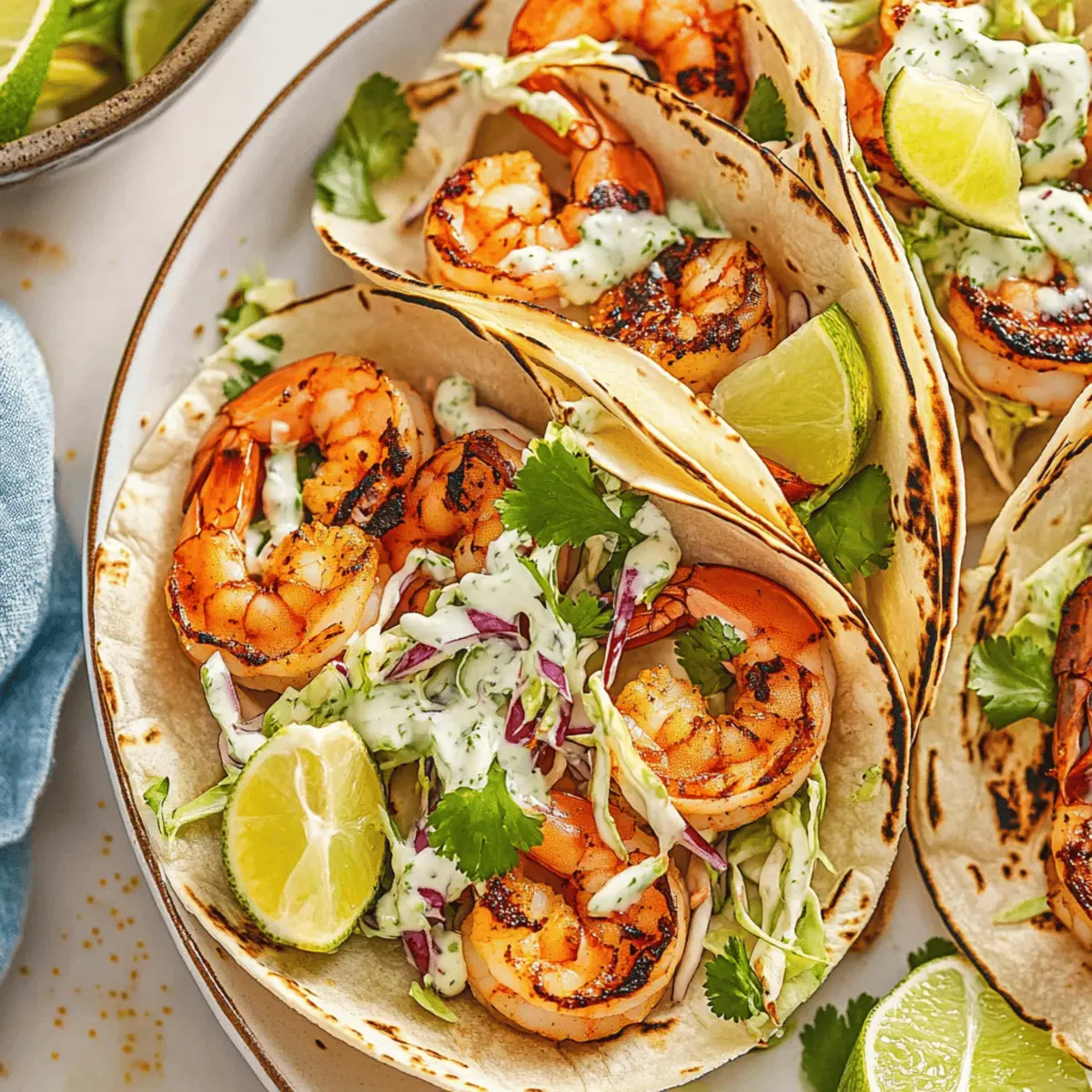 Delicious Shrimp Tacos with Cilantro Lime Slaw Recipe in 30 Minutes