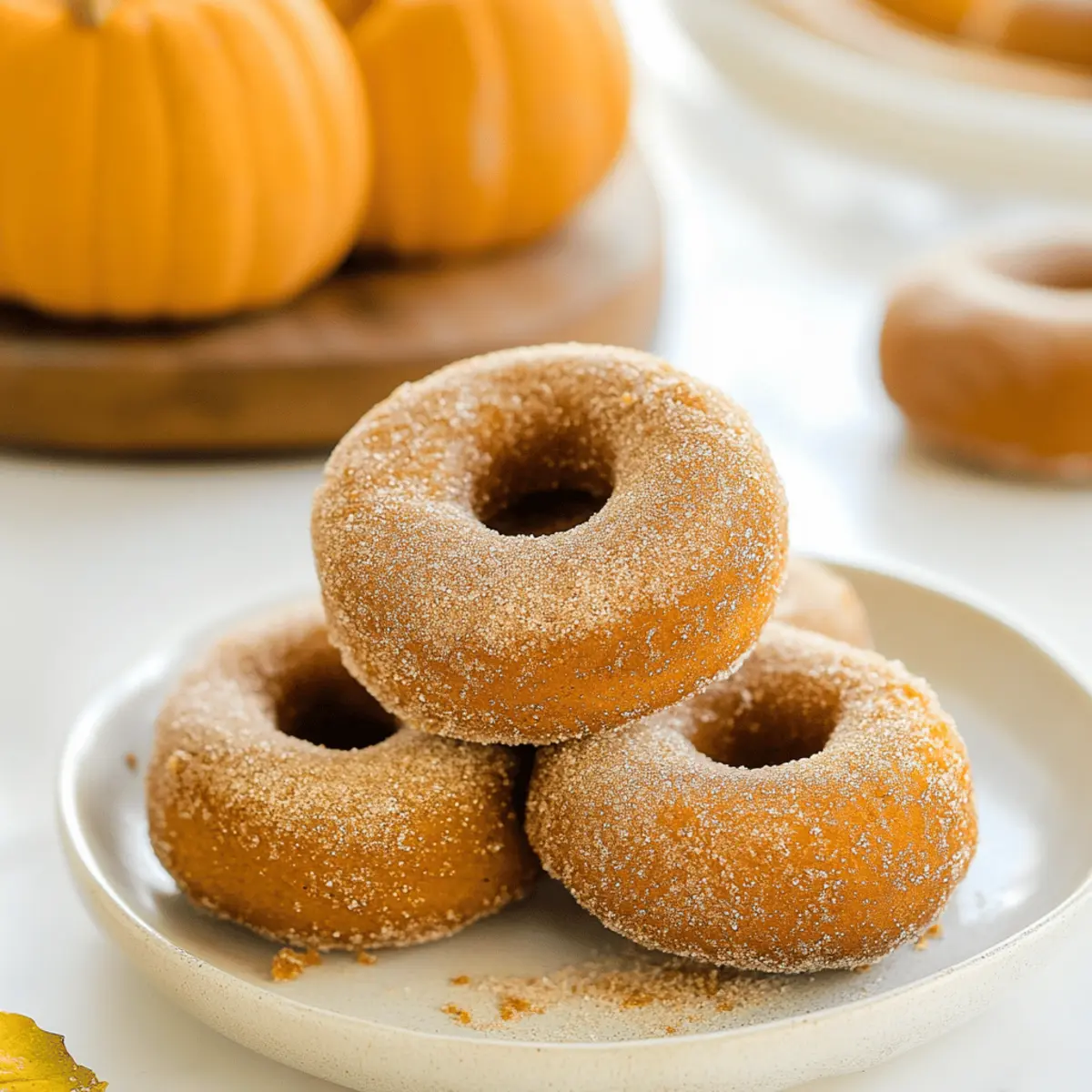 Baked Pumpkin Donuts