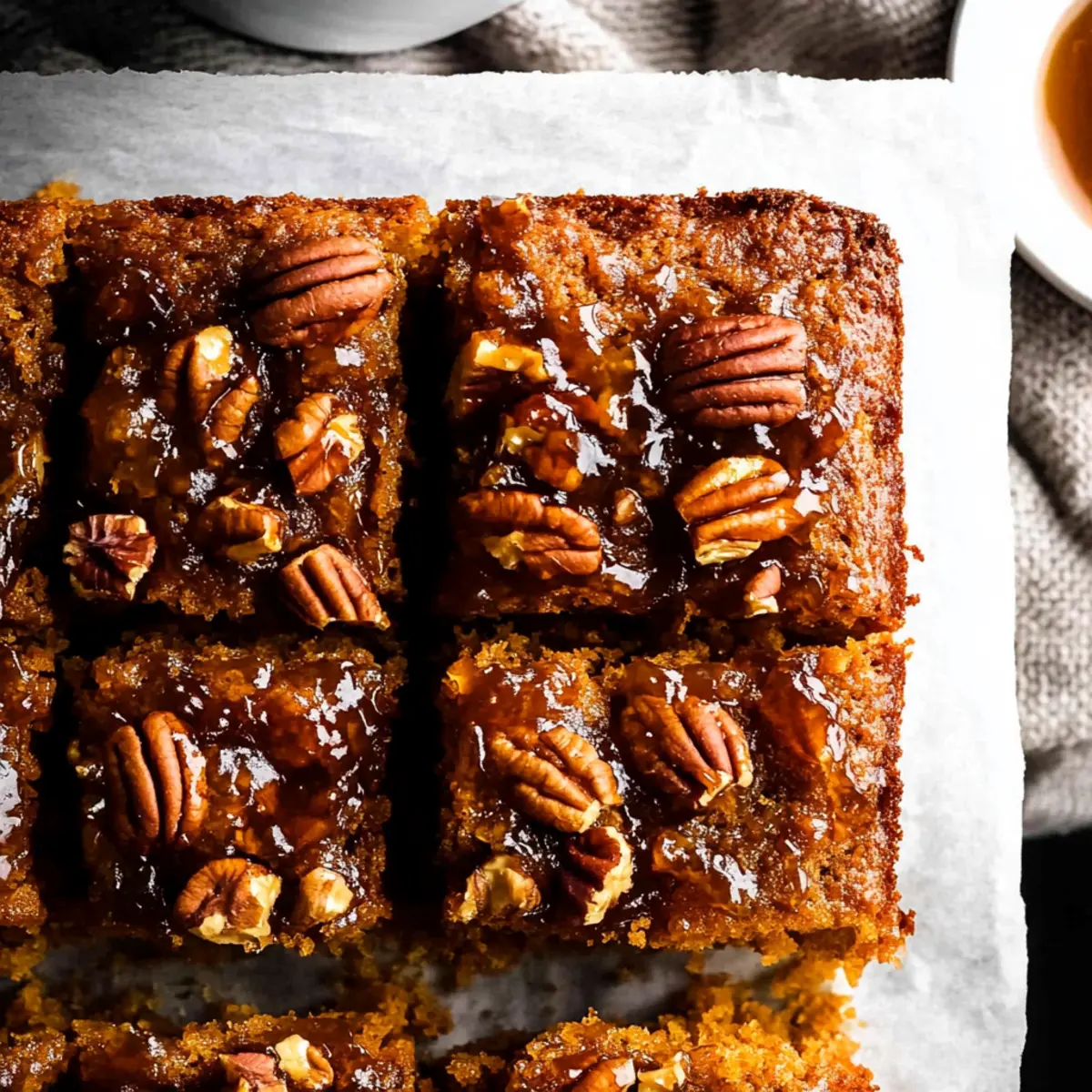 Pumpkin Pecan Upside Down Cake