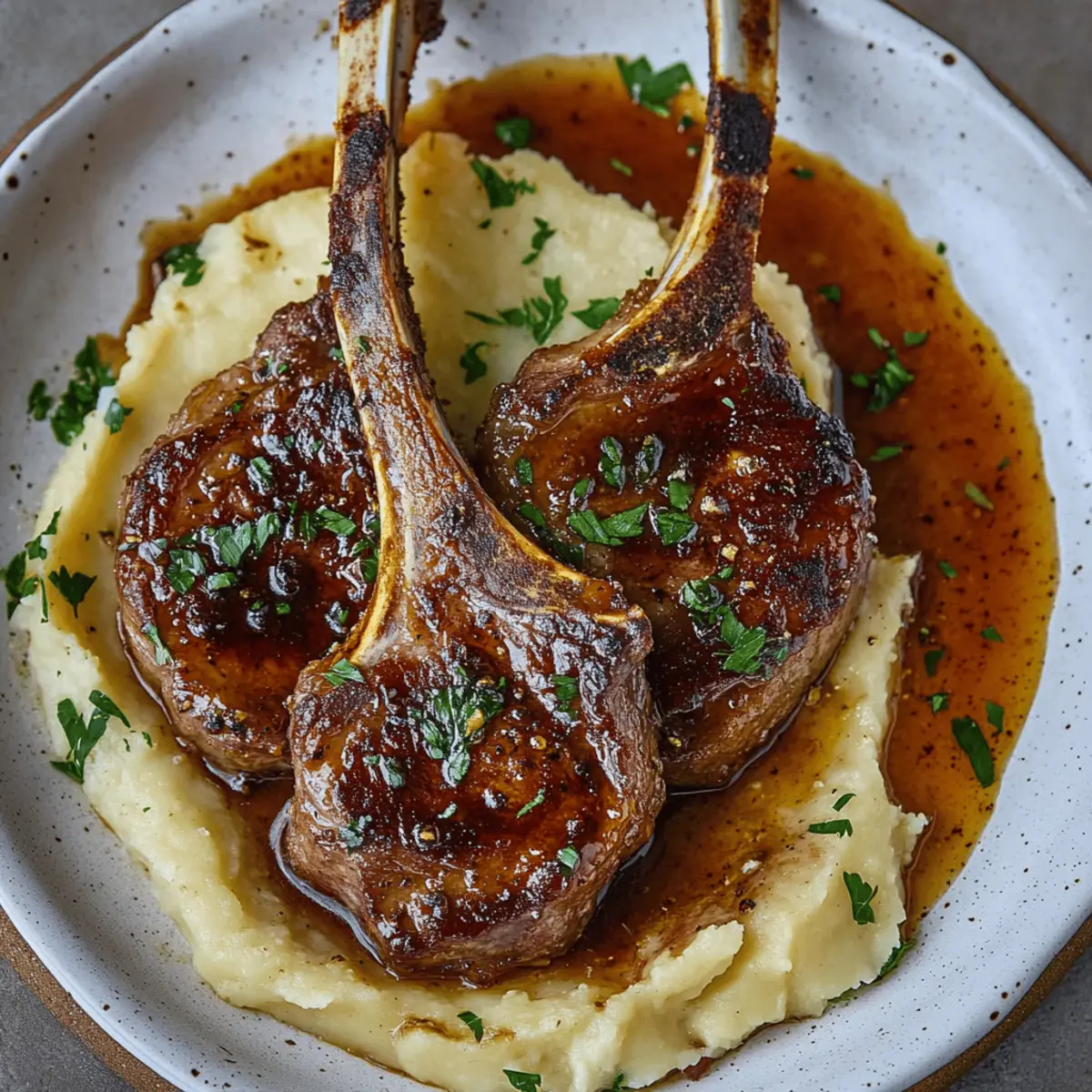 Delicious Honey Garlic Glazed Lamb Chops Recipe for Dinner