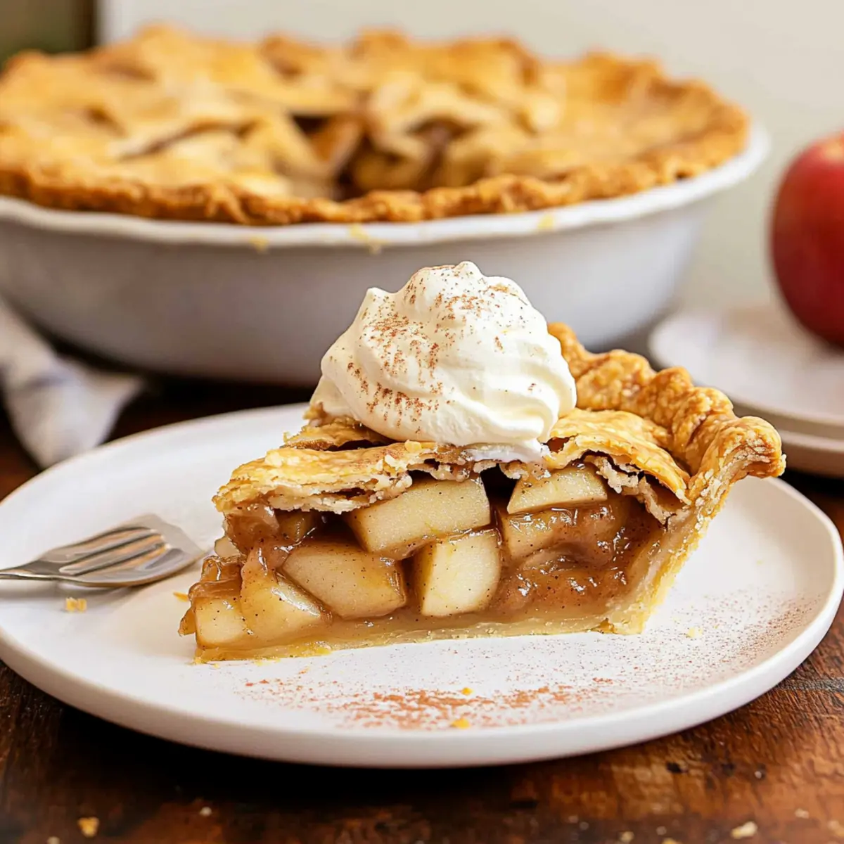 Delicious Cinnamon Apple Pie à la Mode Recipe for Fall Baking