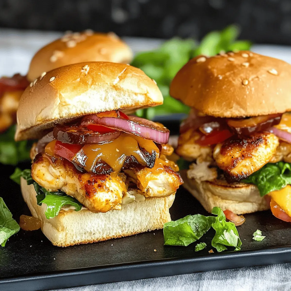 Delicious Honey Mustard BLT Chicken Sliders for Easy Entertaining