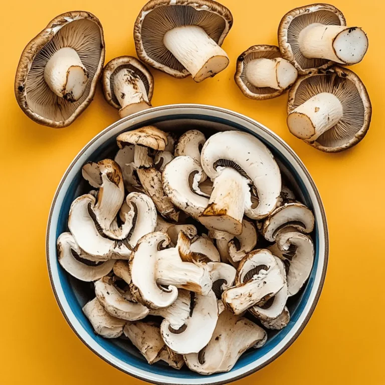 Dehydrate Mushrooms
