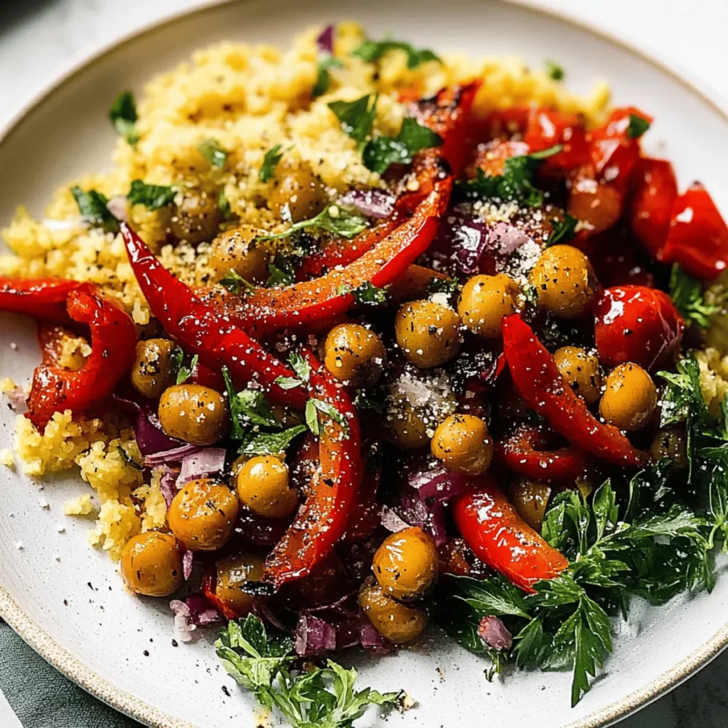 Roasted Red Pepper Salad