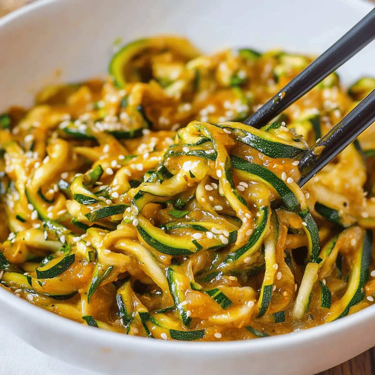 Spicy Garlic Chinese Zucchini Noodles Recipe for a Flavorful Meal