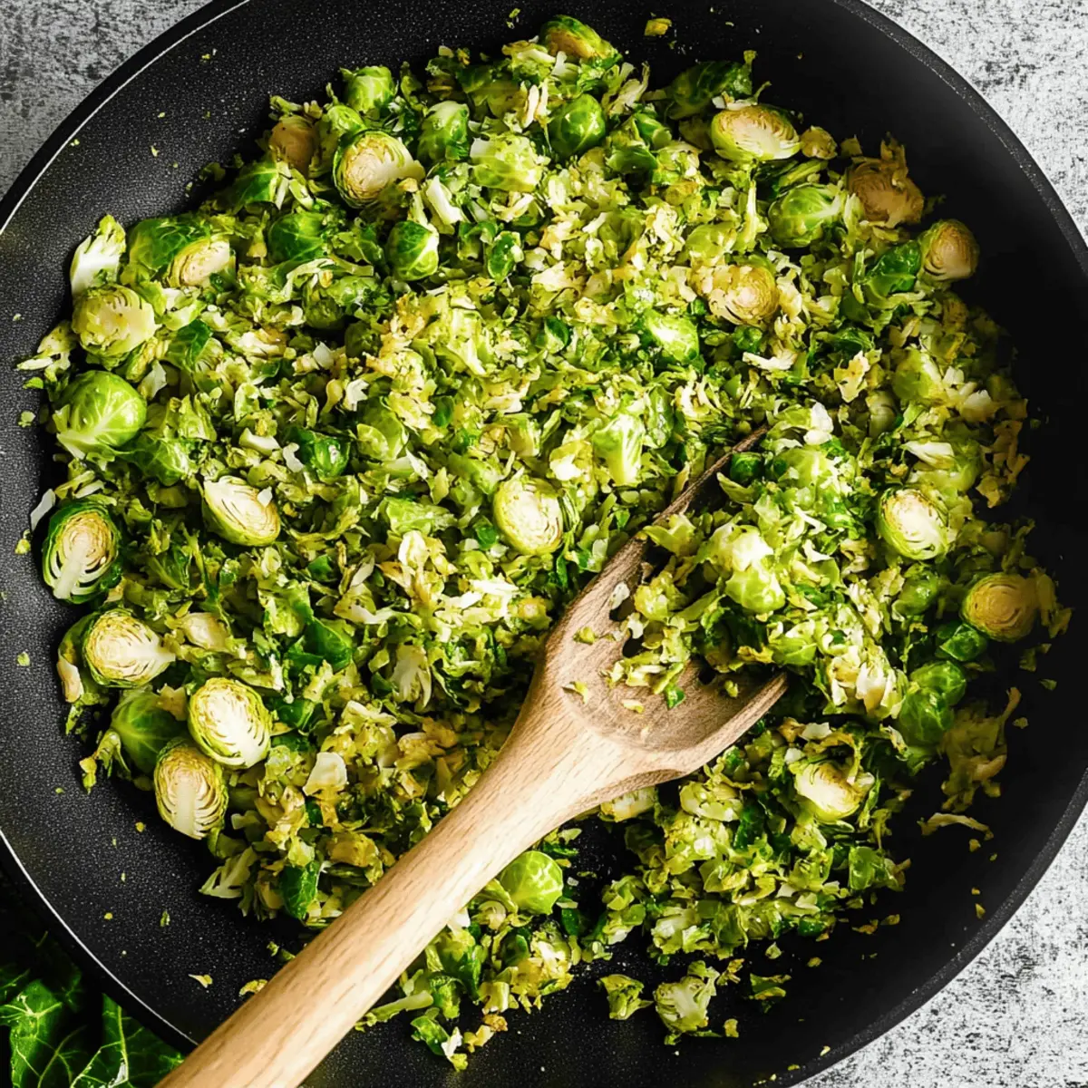 Shredded Brussels Sprouts