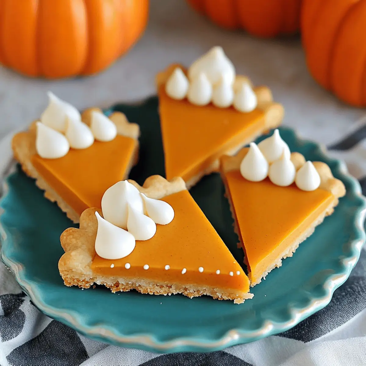 Delicious Mini Pumpkin Pie Slice Cookies Perfect for Fall Festivities