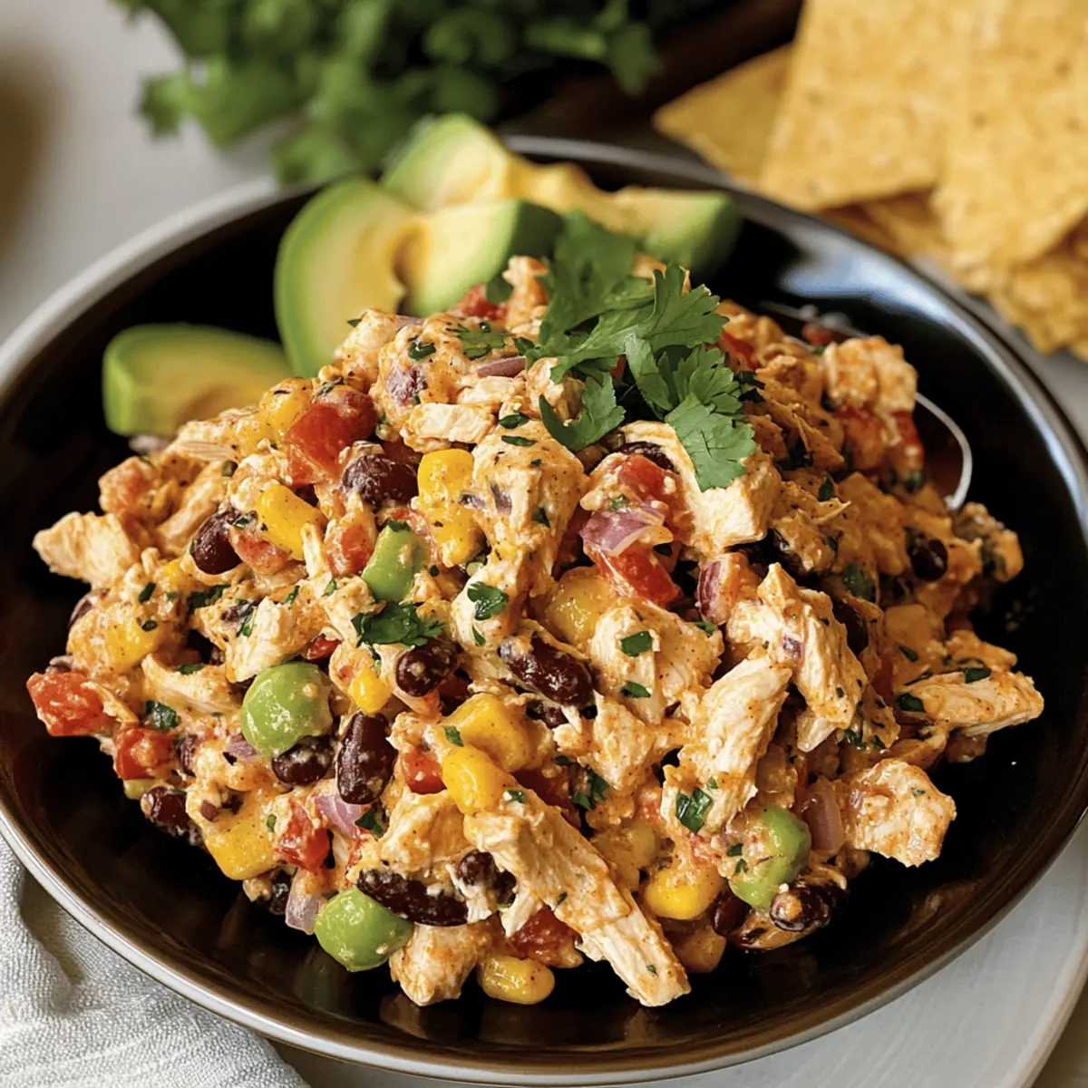High Protein Southwest Chicken Salad Recipe Under 30 Minutes