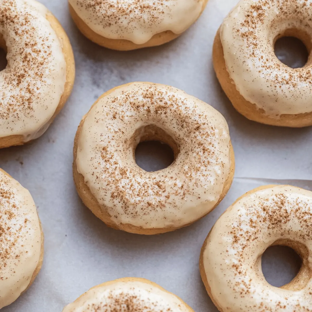 Delicious Simpele Vanille Donuts Recipe with White Chocolate Drizzle