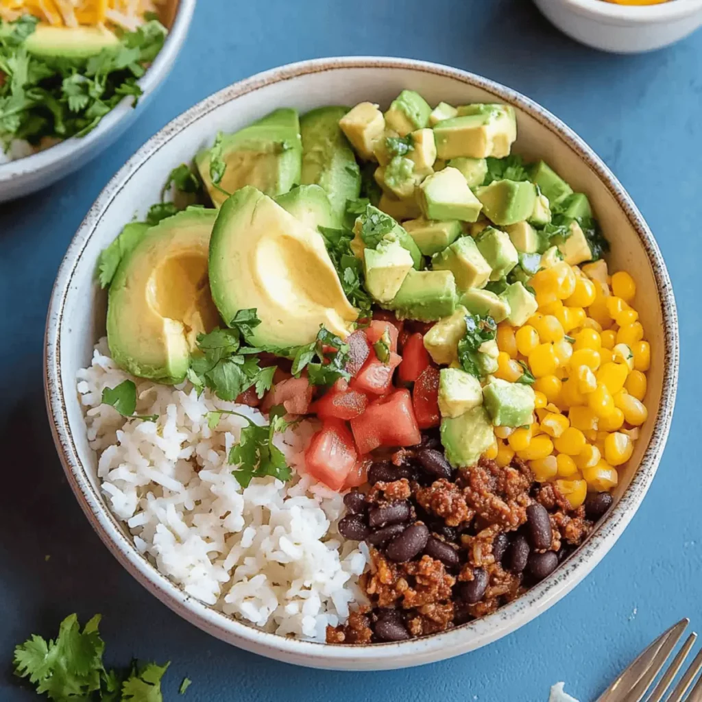 Easy Taco Rice Bowl