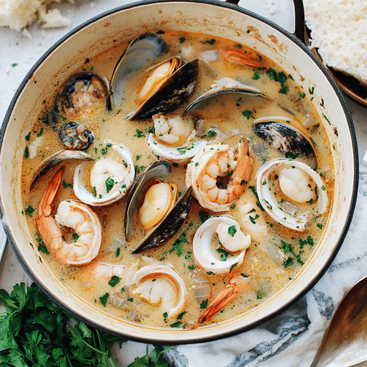 Delicious Rustic Seafood Soup Recipe for Cozy Dinners